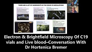 Electron & Brightfield Microscopy Of C19 vials and Live blood–Conversation - W/ Dr Hortenica Bremer