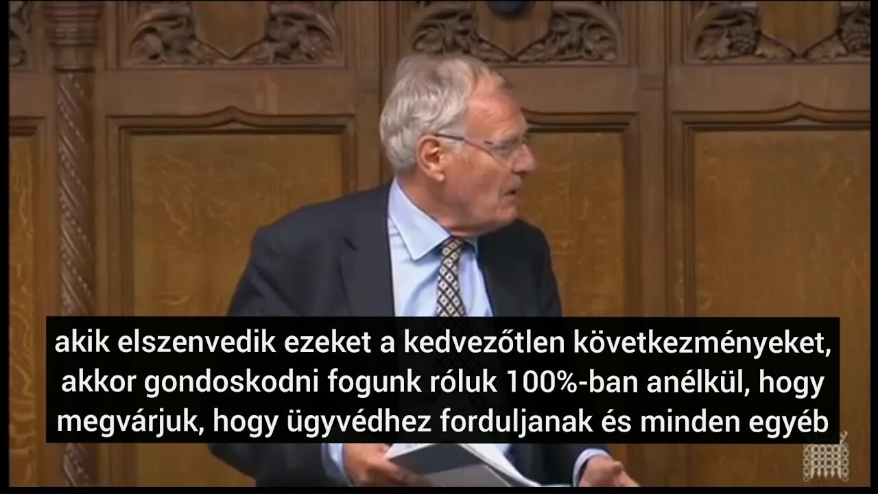 Christopher Chope - Covid-19 oltáskárosultak törvényjavaslata 2. Rész