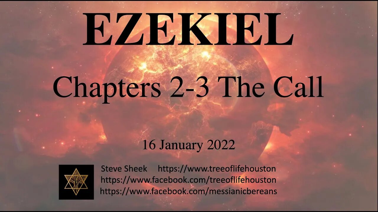 Ezekiel 2 3 The Call