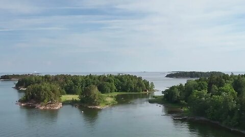 DJI Mavic 3 Pro Drone video of Summer Sea view in 4K from Koivusaari Helsinki Finland 2