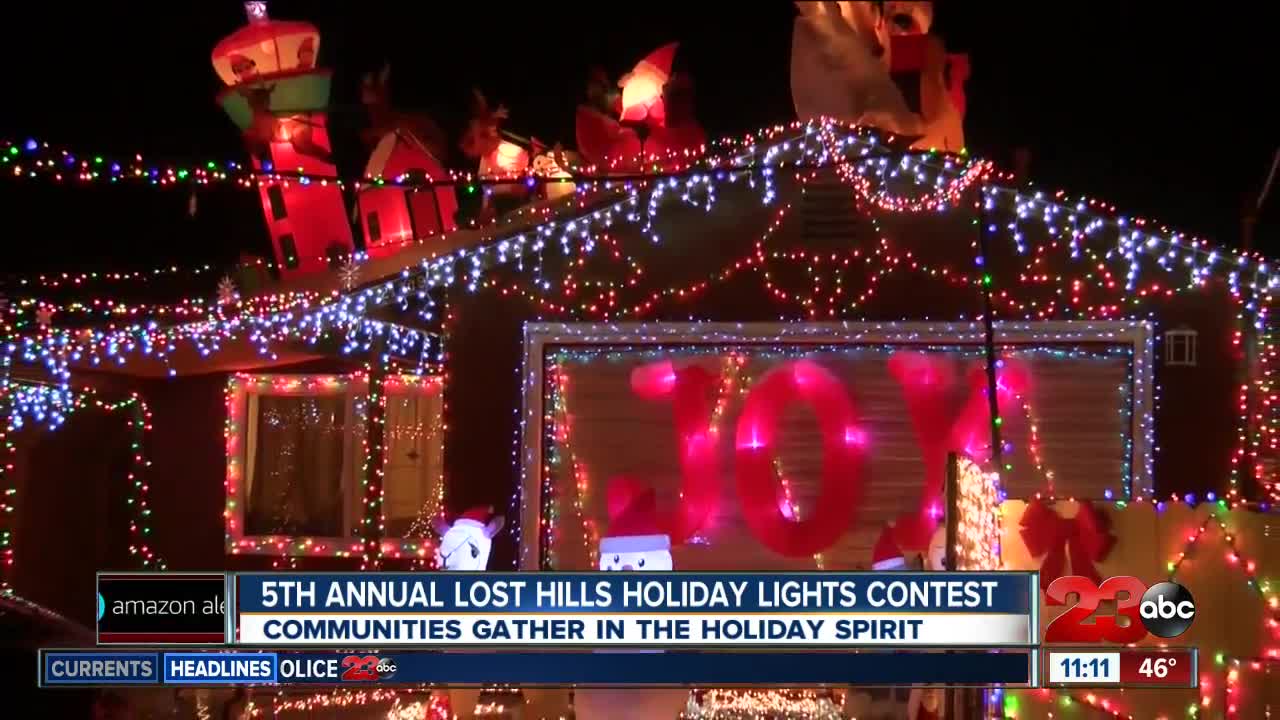 5th Annual Lost Hills Holiday Lights Contest