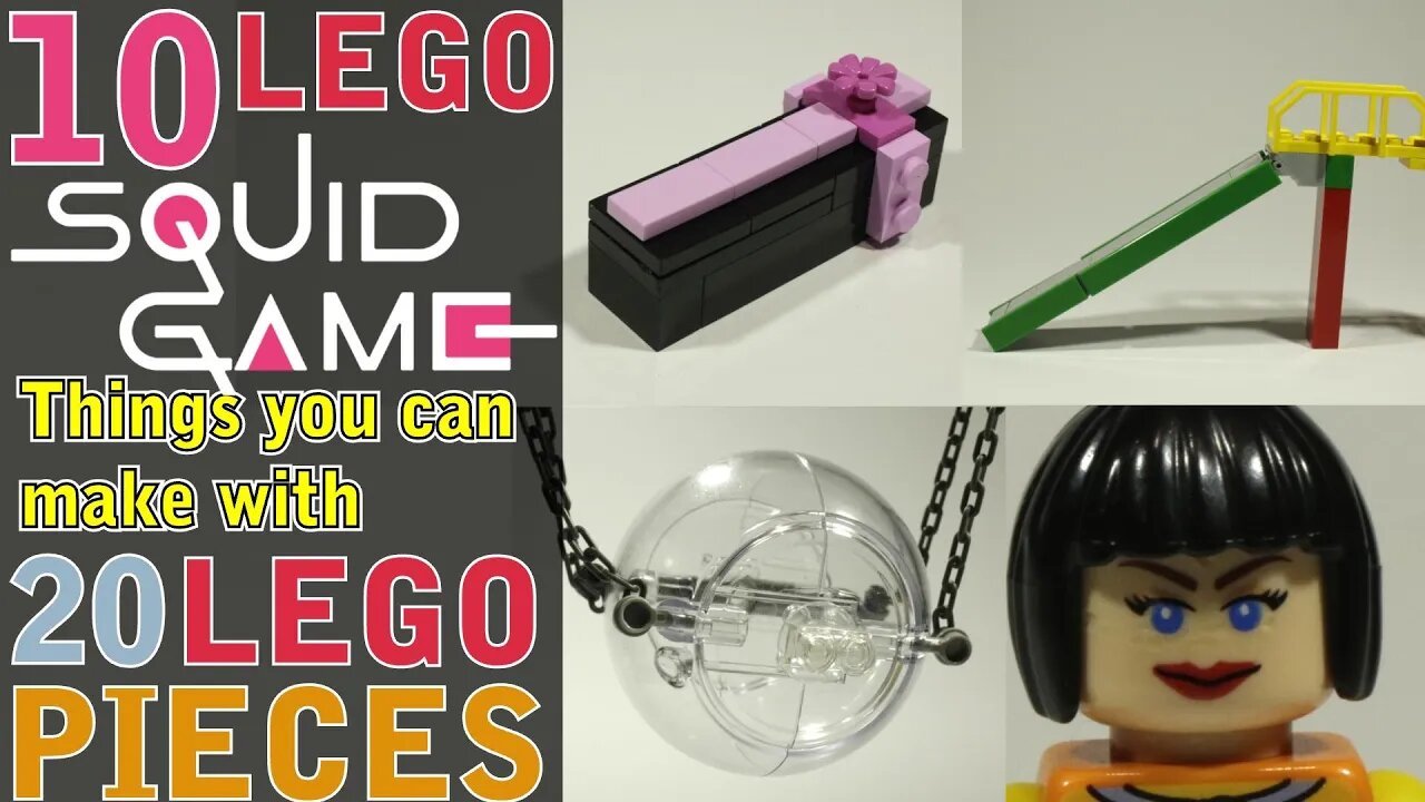 10 Squid Game things you can make with 20 Lego pieces