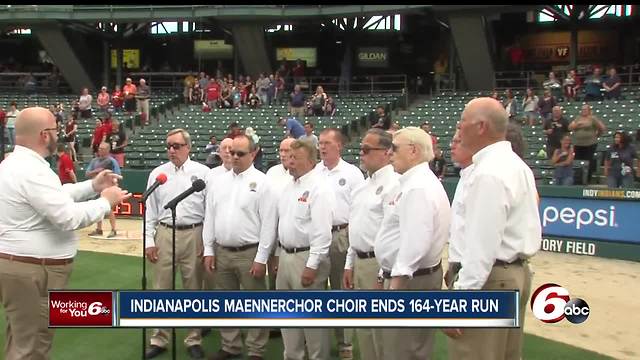 Indianapolis Maennerchor Choir ends 164-year run with final performance at Victory Field