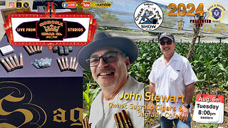 John Stewart, Owner of Sagrado Cigars joins the crew
