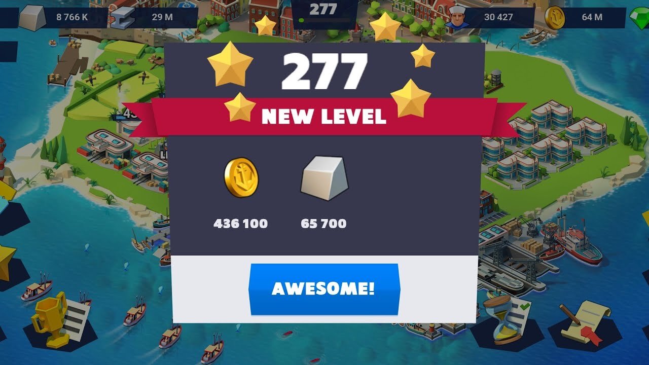 Seaport Level 276 gameplay