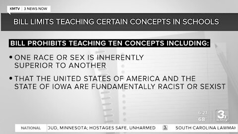 Iowa bill limits diversity training & teaching certain concepts about race and sex