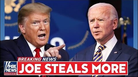 URGENT!! TRUMP BREAKING NEWS - SH0CK: Biden caught RED-HANDED in the DISGUSTING 'money steal'