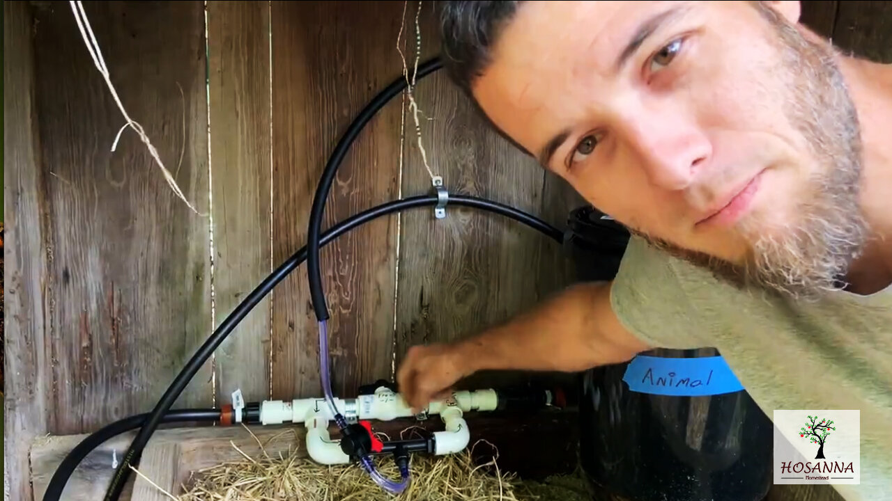 Unstoppable Food Episode 10 - Fertilize Water for Plants (or Animals!) Automatically w/ Irrigation