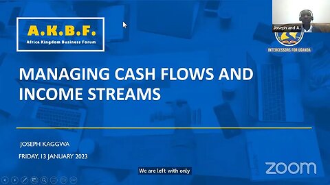 Managing Cash Flows & Income Streams by Joseph Kaggwa