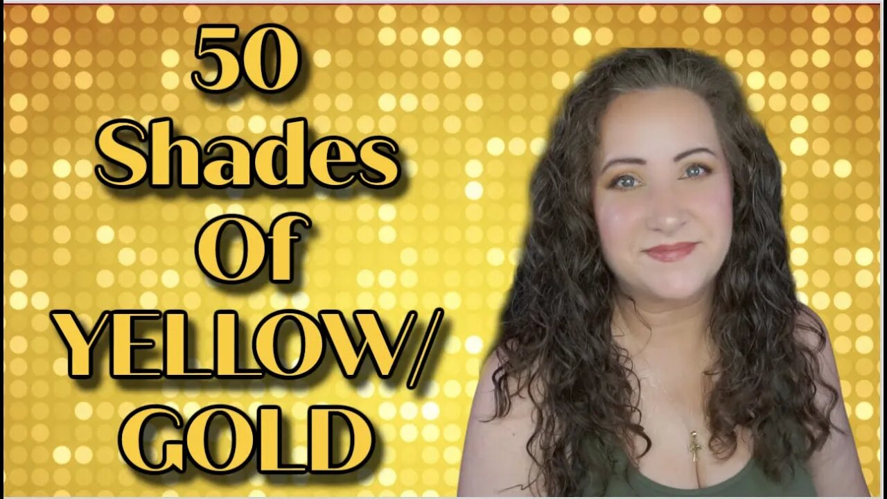 50 Shades Of YELLOW and GOLD Project Pan INTRO | Jessica Lee