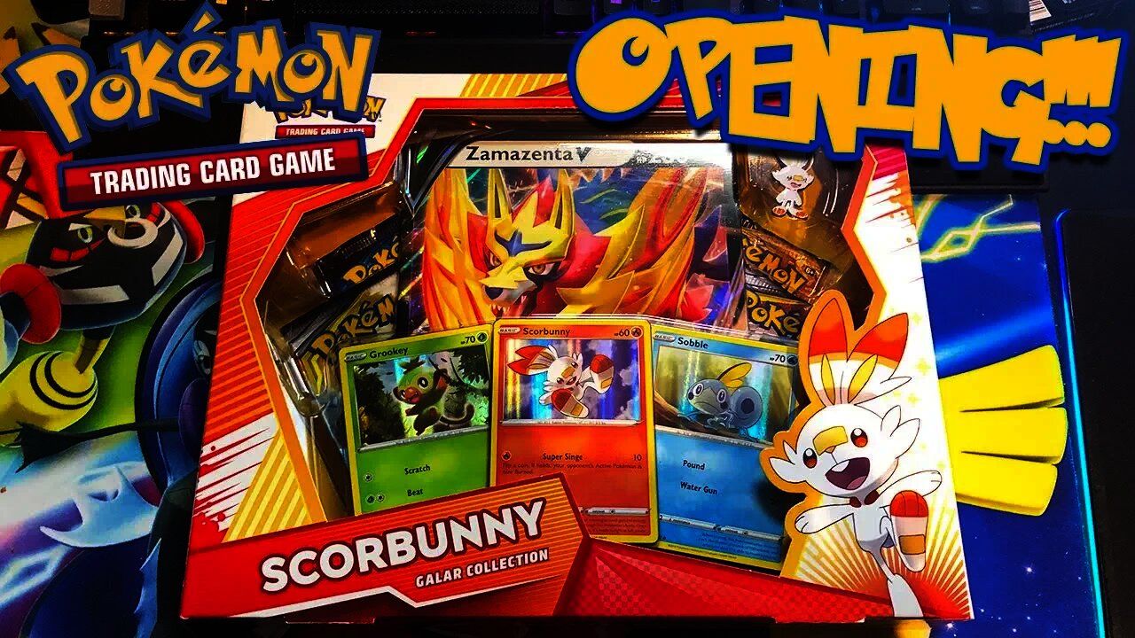 NEW Pokemon Sword & Shield Cards (Scorbunny Galar Collection Box)!