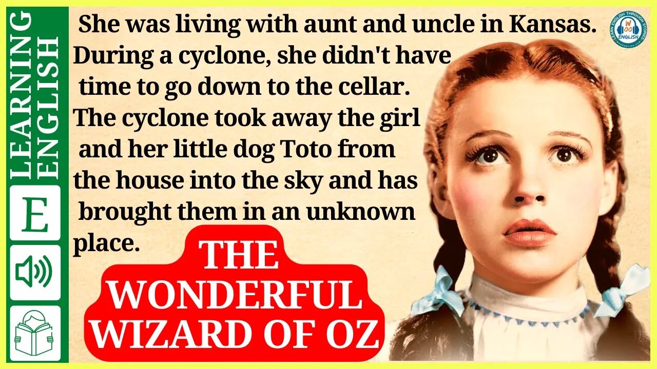 learn English through story level 2 🍁 The Wonderful Wizard of Oz | WooEnglish