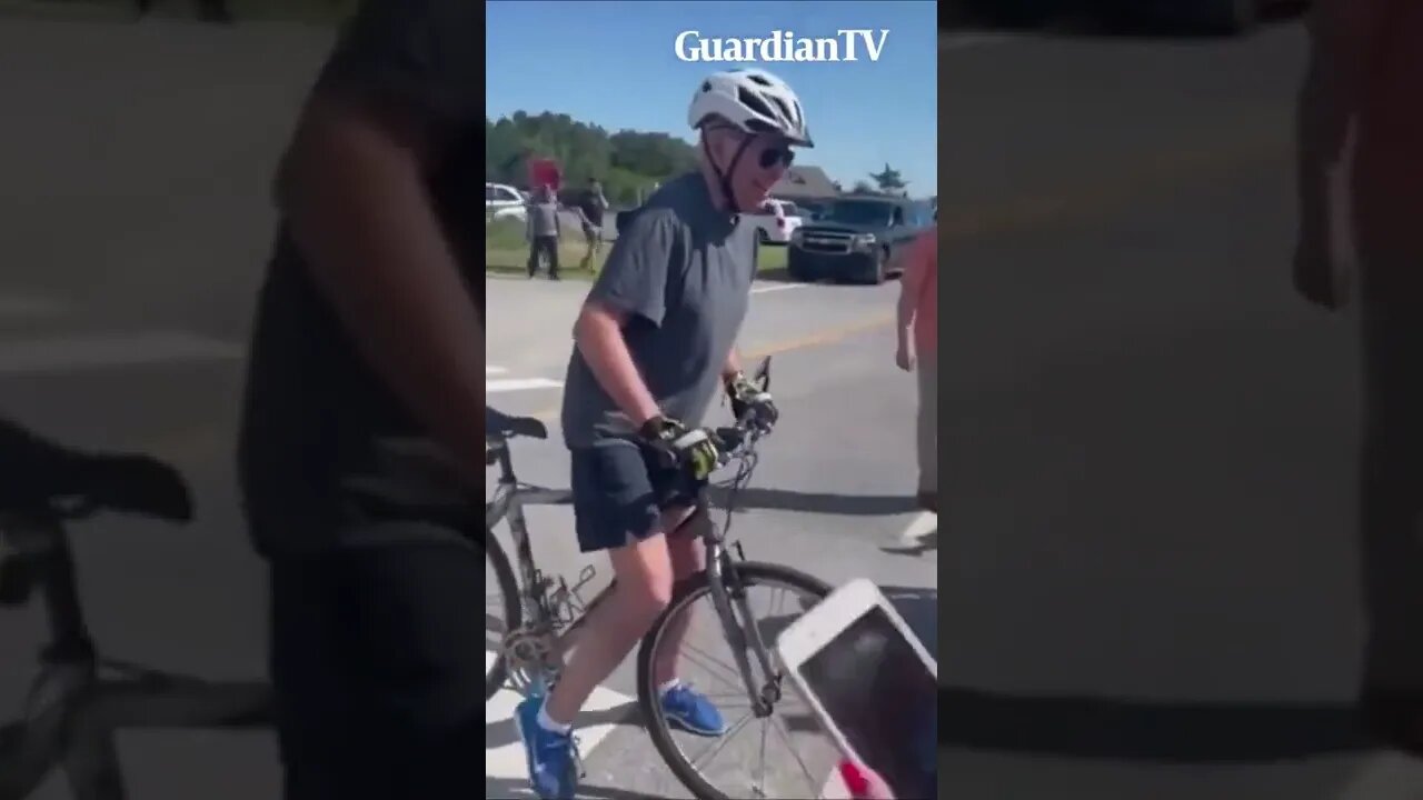 President Joe Biden fell off his bike on a trip in Delaware