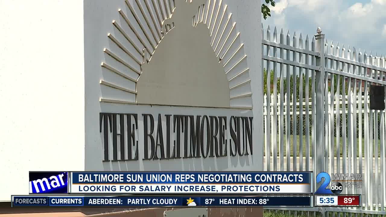 Baltimore Sun Union reps negotiating contracts