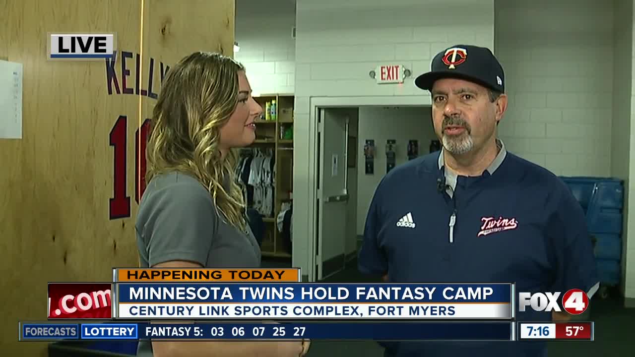 The Minnesota Twins hold fantasy camp in Fort Myers