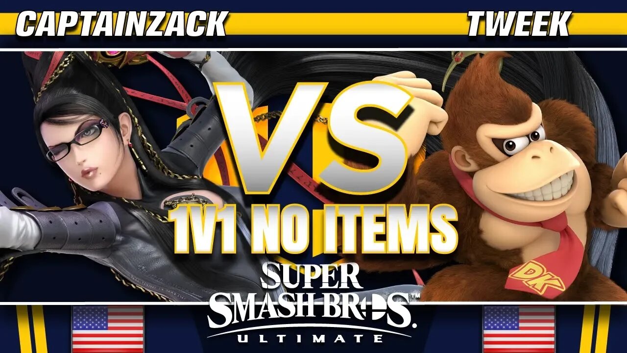 CaptainZack (Bayonetta) vs. Tweek (DK) - SSBU Demo - TBH8