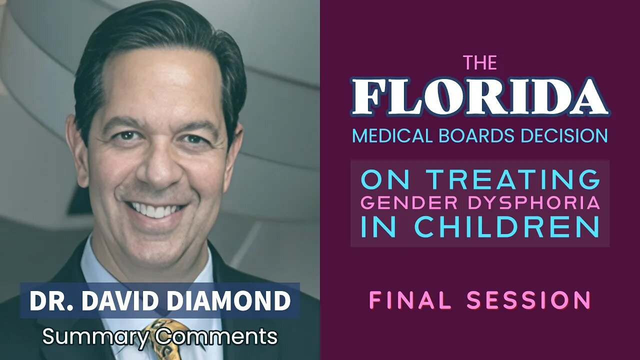 Florida Medical Boards Decision: Dr. David Diamond - Summary