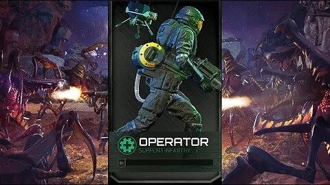 OPERATOR SUPPORT INFANTARY CLASS GAMEPLAY STARSHIP TROOPERS EXTERMINATION