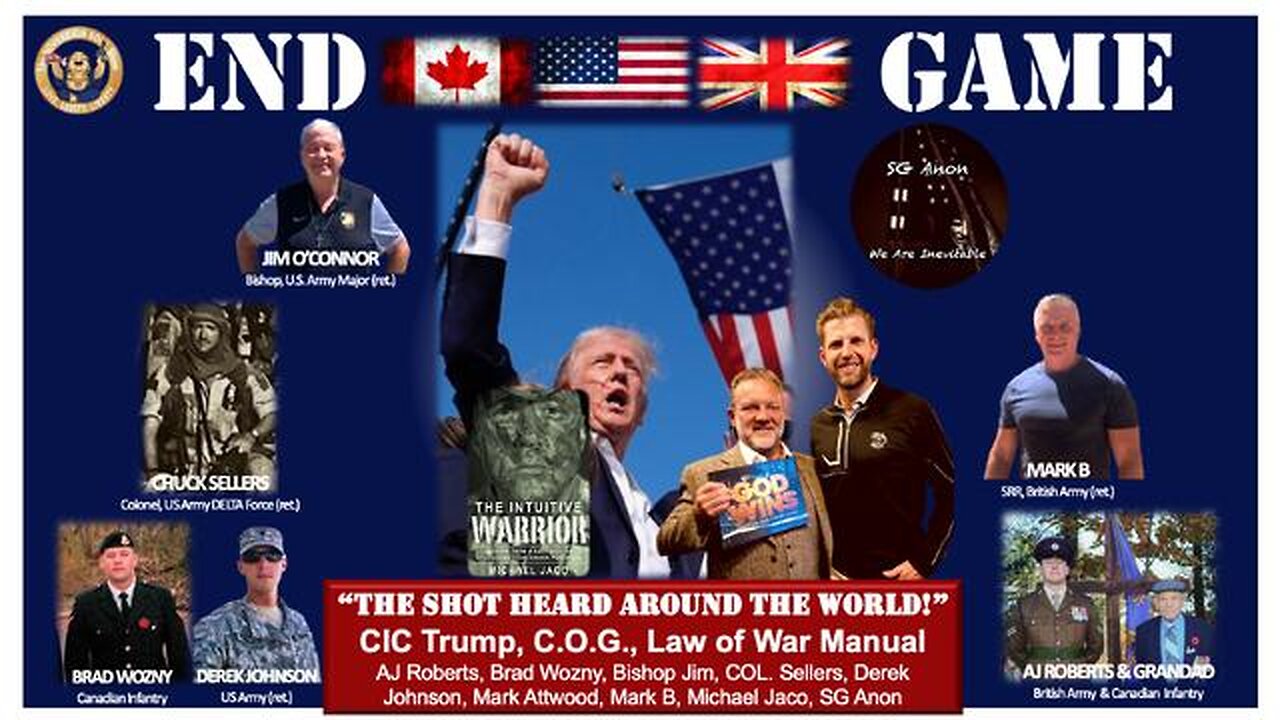 END GAME Roundtable ”The Shot Heard Around The World!” Q Drops, Law of War, CIC Trump EOs. What Next?