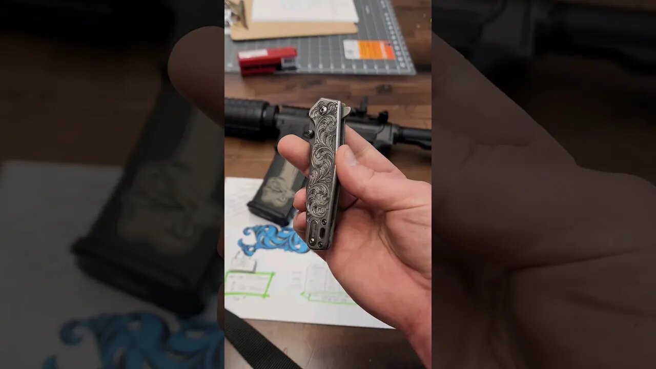 One day build with the Kershaw #engraving whaaaaattttuuupp