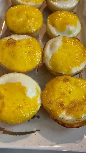 Korean Street Food Cup Egg Tarts
