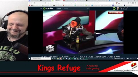 The funniest 60 seconds of the Ye and Alex Jones interview. Try not to laugh challenge.