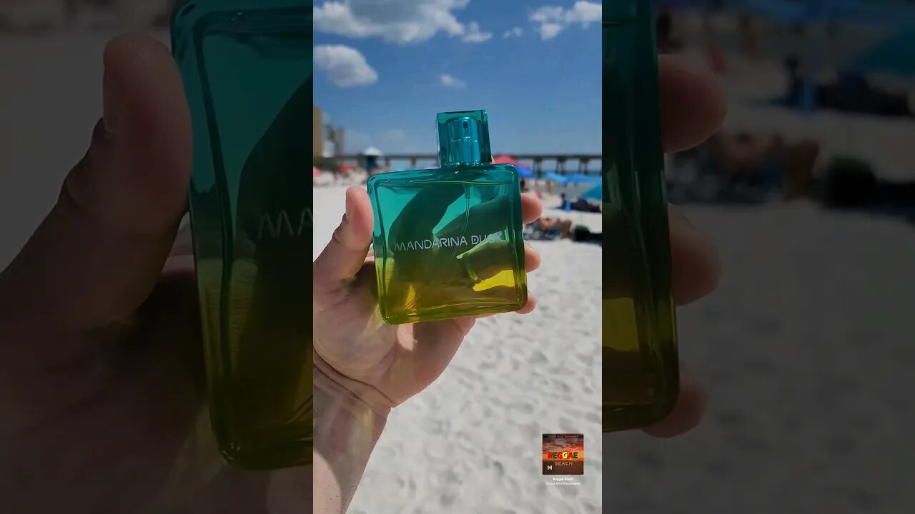 Mandarina Duck Vida Loca for Him AT THE BEACH #Shorts #fragrance