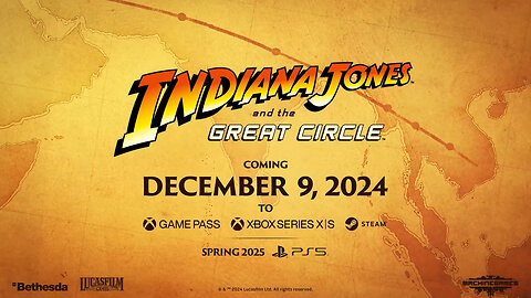 Indiana Jones and the Great Circle (2024) | Release Date Trailer | XBox