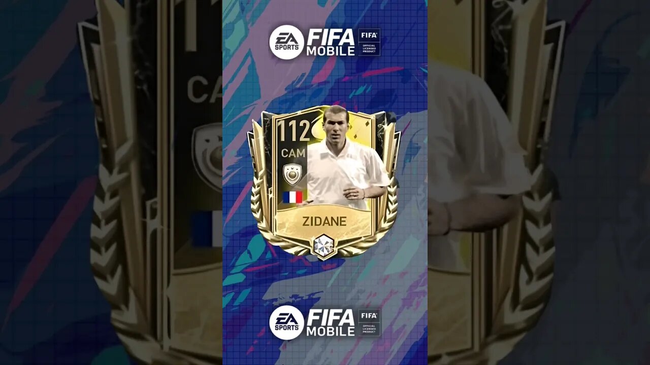 zidane icon card fifa mobile #fifamobile