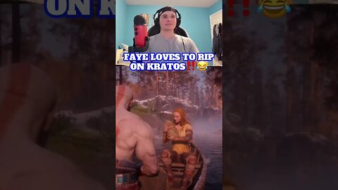 Young Kratos Would Kill Faye For Saying This‼️😳 | #shorts #godofwarragnarok #gaming #funny