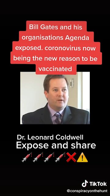 The real reason for the covid vaccine