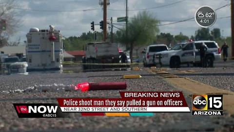 Police involved in shooting in south Phoenix