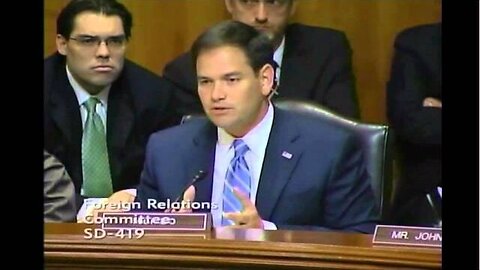 Senator Rubio Discusses Humanitarian Situation in Syria