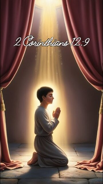 2 Corinthians 12:9 - But he said to me, 'My grace is sufficient for you, for my power is made...