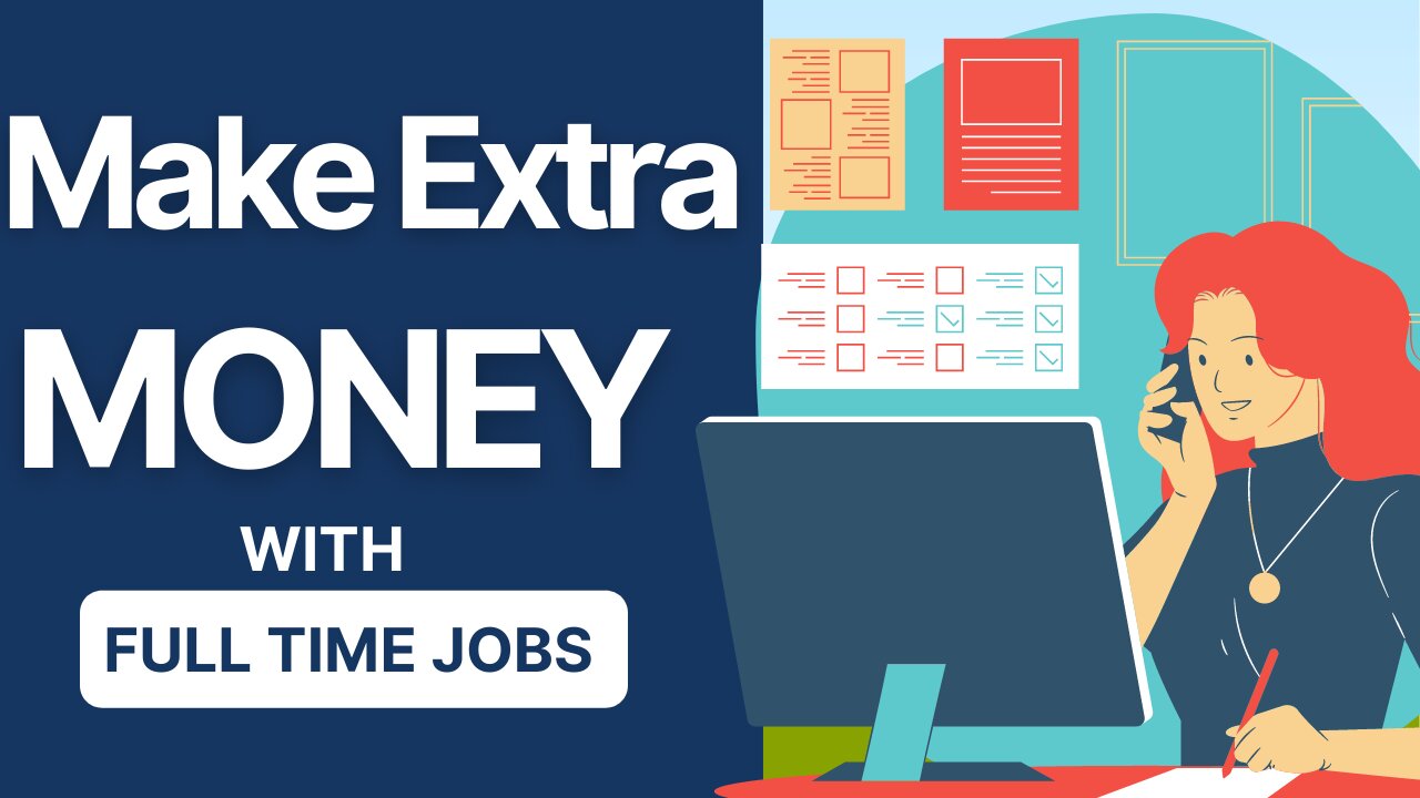 How To Make Extra Money With Full Time Job (Make money working from home)