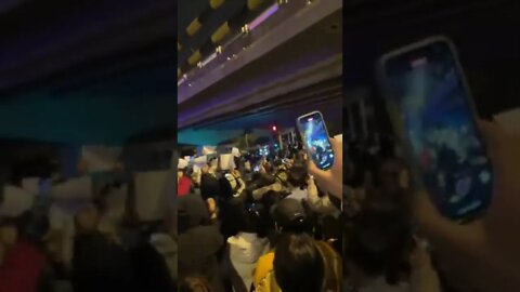 北京 抗議持續進行 不要核酸要自由