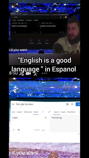 "English is a good language" in spanish