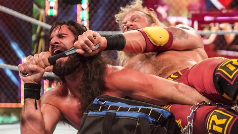 Edge vs Seth Rollins Hell In A Cell Crown Jewel 2021 Highlights