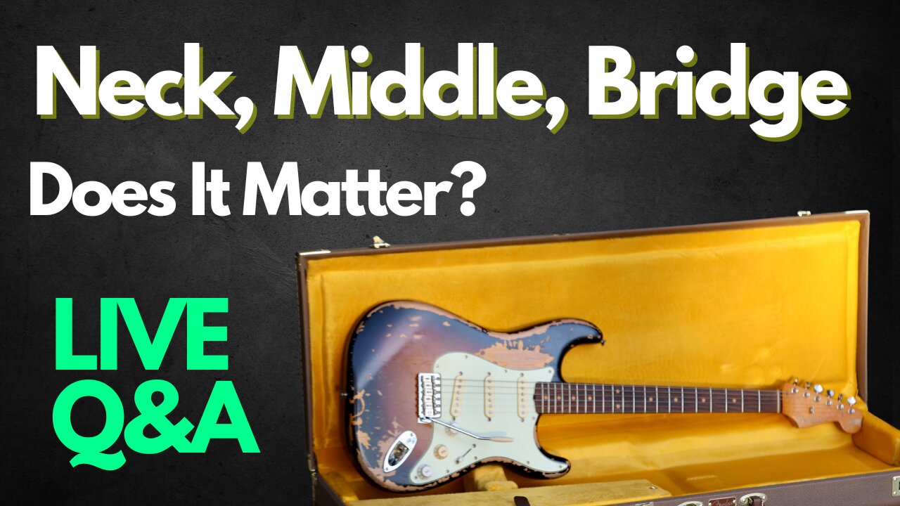 Can I Use A Neck Pickup In The Bridge Position? LIVE Q&A