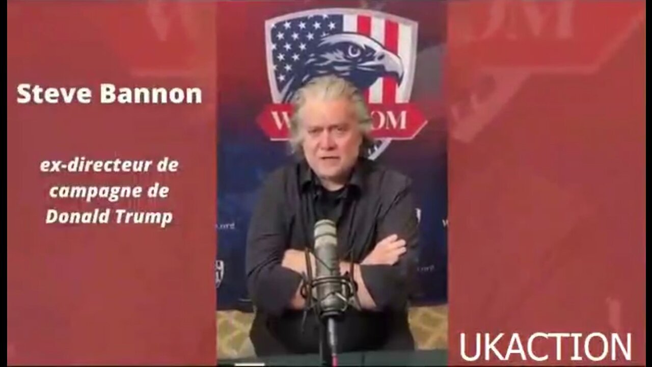 Bannon message to our compatriots in France the “world is watching” #DoNotComply