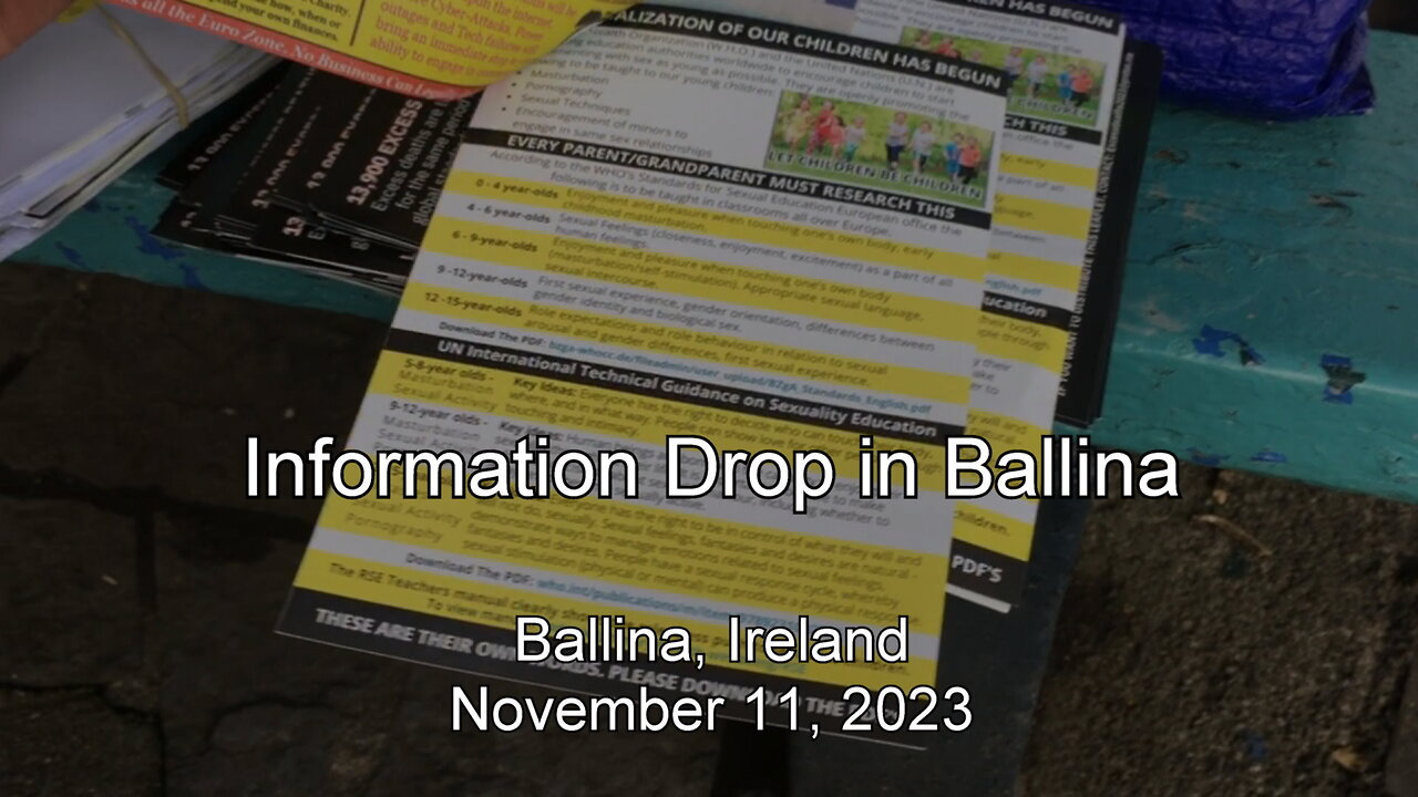 Information Drop in Ballina - Video Clip