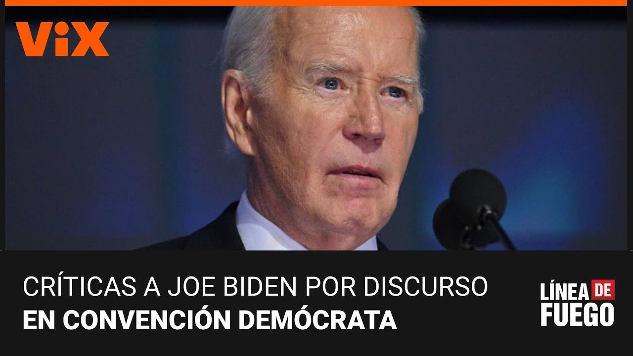 ¿Por qué el discurso de Joe Biden en la Convención Demócrata despertó algunas críticas? Analizamos