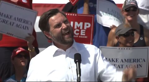 PILOT FOR TRUMP! Vance interrupted by Fighter Jet at Tucson AZ rally