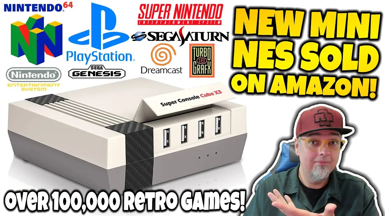 This Mini NES From AMAZON Has OVER 100,000 RETRO Games! NEW Super Console Cube X3!