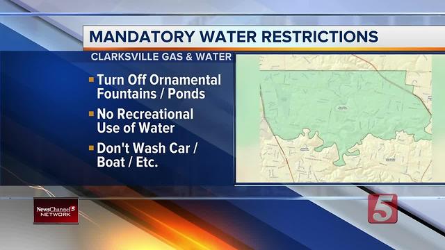 Water Leak Prompts Restrictions In Clarksville