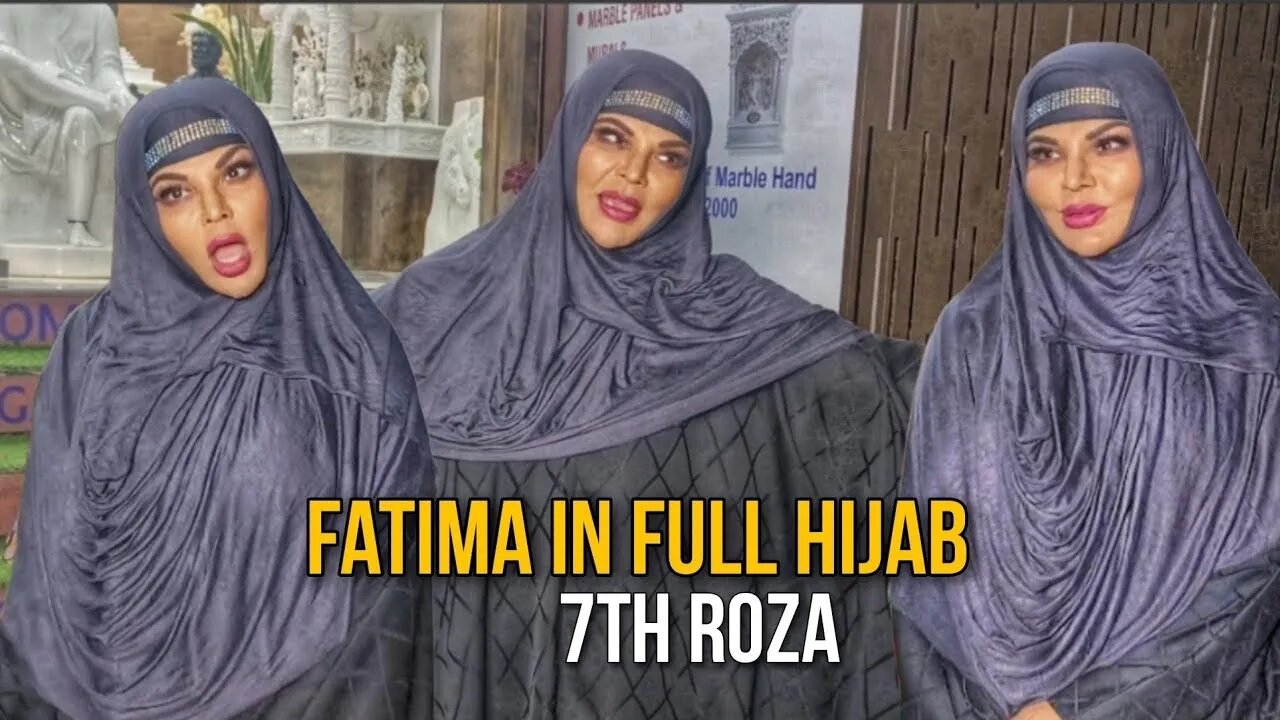 Rakhi Sawant Arrives Gym in Burqa After Breaking Roza at Friend Sana Khan's House