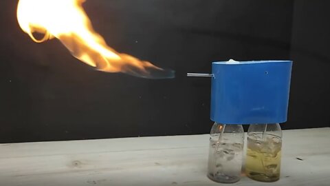 How To Make Free LPG Gas Using Water At Home - Petrol & Water - Amazing Idea