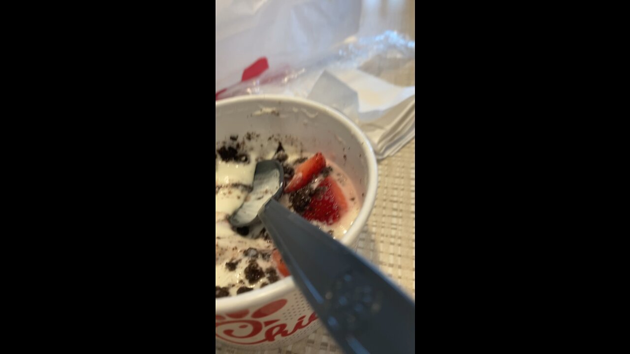 Chick-fil-A Parfait breakfast time!