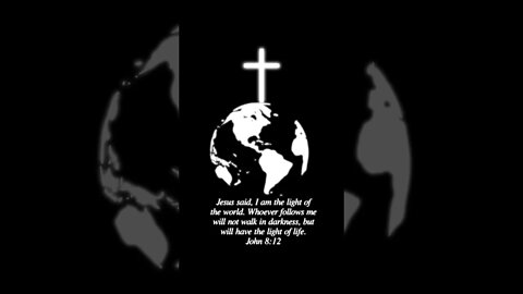 John 8:12 #john812 #john #jesus #lightoftheworld #lightiflife #christian #bible #bibleverse #shorts