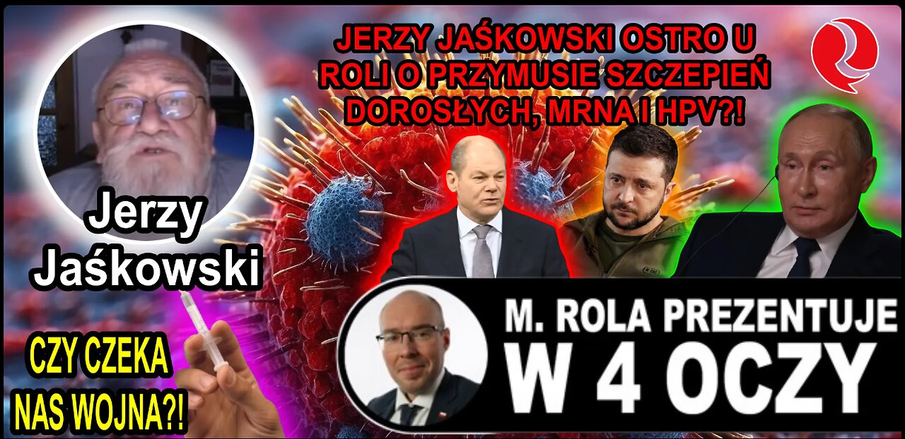 Dr Jerzy Jaśkowski ujawnia szokujące fakty ws. Przymusu szczepień dorosłych, mRna i HPV?!